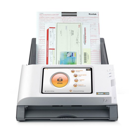 Plustek eScan A350 Essential Scanner ADF 600 x 600 DPI A4 Noir, Blanc