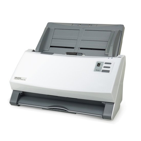 Plustek SmartOffice PS406U Plus Scanner ADF 600 x 600 DPI A4 Gris, Blanc