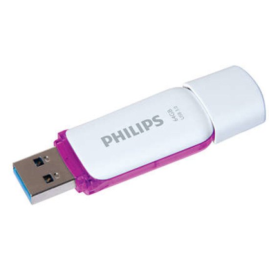 Philips FM64FD75B lecteur USB flash 64 Go USB Type-A 3.2 Gen 1 (3.1 Gen 1) Violet, Blanc