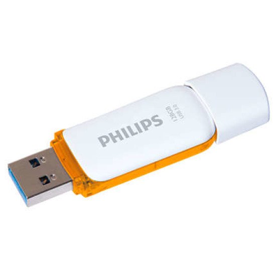 Philips FM12FD75B/00 lecteur USB flash 128 Go USB Type-A 3.2 Gen 1 (3.1 Gen 1) Orange, Blanc