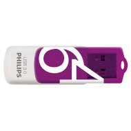 Philips FM64FD00B lecteur USB flash 64 Go USB Type-A 3.2 Gen 1 (3.1 Gen 1) Violet, Blanc