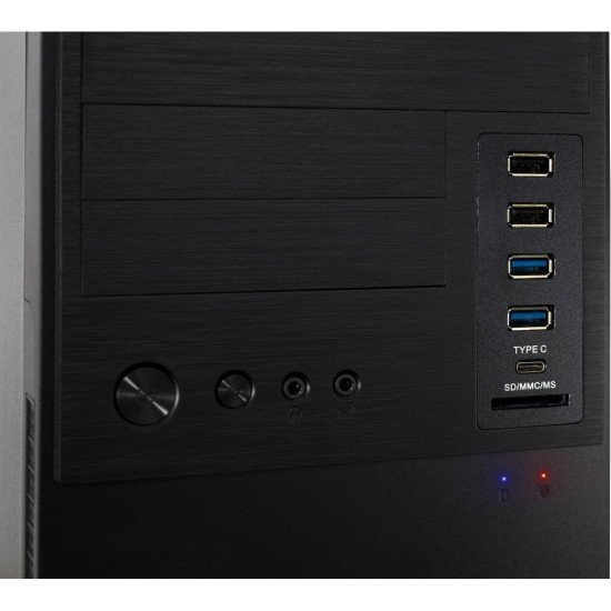 Inter-Tech IT-6865 Micro Boitier PC Noir