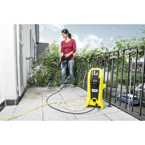 Kärcher K 2 Battery Nettoyeur haute pression Compact Batterie 340 l/h Noir, Jaune