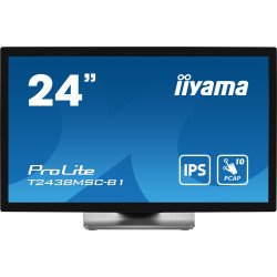 iiyama ProLite écran PC 60,5 cm (23.8") 1920 x 1080 pixels Full HD LED Écran tactile Noir iiyama ProLite écran PC 60,5 cm (23.8") 1920 x 1080 pixels Full HD LED Écran tactile Noir