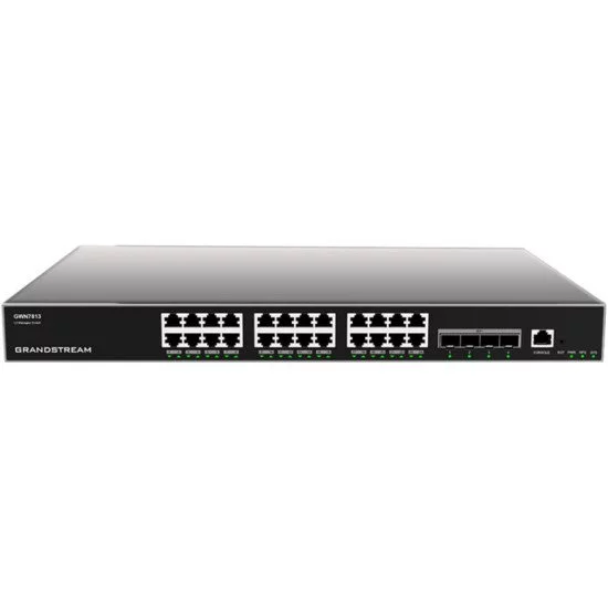 Grandstream Networks GWN7813 commutateur réseau Géré L3 Gigabit Ethernet (10/100/1000) Gris Grandstream Networks GWN7813 commutateur réseau Géré L3 Gigabit Ethernet (10/100/1000) Gris