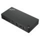 Lenovo 40AY0135UK station d'accueil Avec fil USB 3.2 Gen 1 (3.1 Gen 1) Type-C Noir
