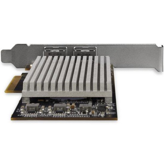 StarTech.com Carte réseau PCIe 10Gb à deux ports avec 10GBASE-T et NBASE-T