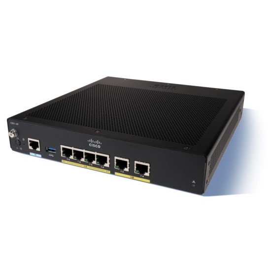 Cisco C927-4P Routeur connecté Gigabit Ethernet Noir