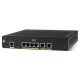 Cisco C927-4P Routeur connecté Gigabit Ethernet Noir