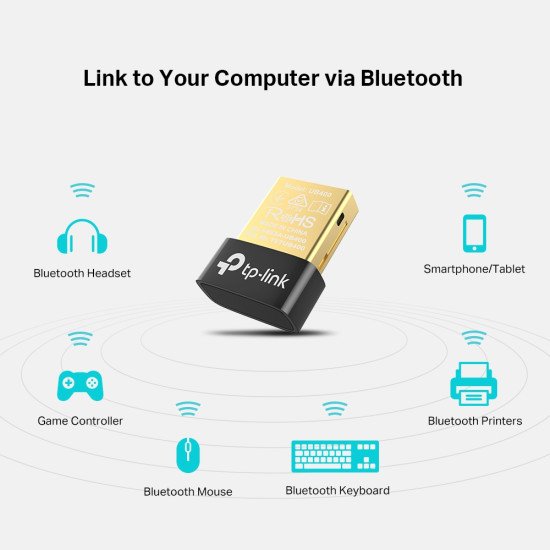 TP-LINK UB400 carte et adaptateur d'interfaces Bluetooth