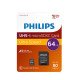 Philips FM64MP45B/00 mémoire flash 64 Go MicroSDXC UHS-I Classe 10