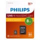 Philips FM08MP45B/00 mémoire flash 8 Go MicroSDHC UHS-I Classe 10