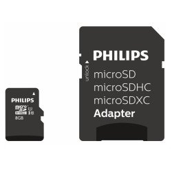 Philips FM08MP45B/00 mémoire flash 8 Go MicroSDHC UHS-I Classe 10