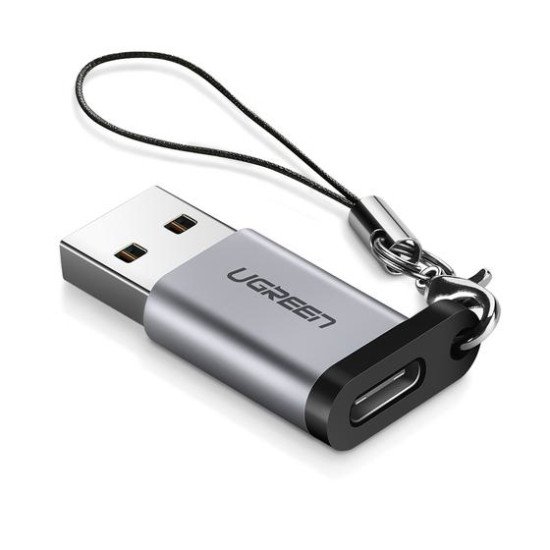 Ugreen 50533 changeur de genre de câble USB A USB C Argent