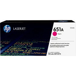 HP 651A toner LaserJet magenta authentique HP 651A toner LaserJet magenta authentique