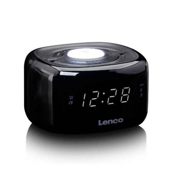 Lenco CR-12BK Horloge Numérique Noir