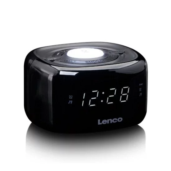 Lenco CR-12BK Horloge Numérique Noir Lenco CR-12BK Horloge Numérique Noir