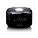 Lenco CR-12BK Horloge Numérique Noir Lenco CR-12BK Horloge Numérique Noir