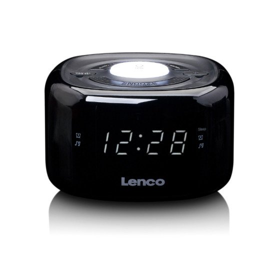 Lenco CR-12BK Horloge Numérique Noir