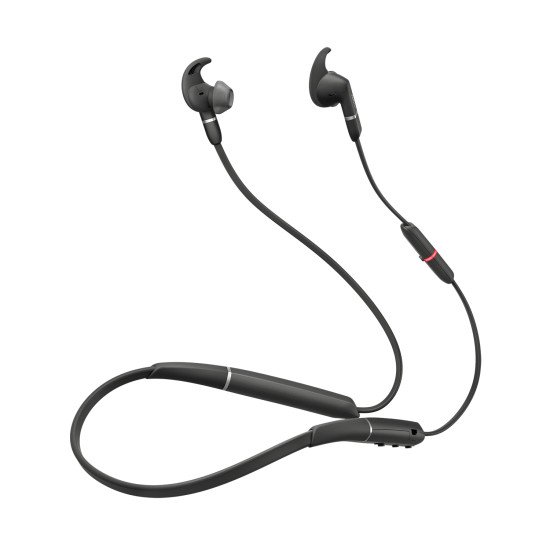 Jabra Evolve 65e MS & Link 370 casque et micro Binaural Minerve Noir