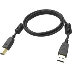 Vision TC 2MUSB/BL 1 câble USB 2 m 2.0 USB A USB B Noir Vision TC 2MUSB/BL 1 câble USB 2 m 2.0 USB A USB B Noir