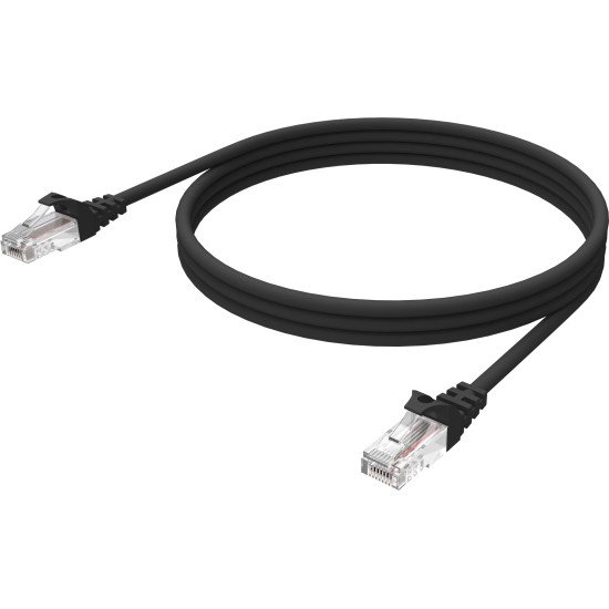 Vision TC 2MCAT6/BL- câble de réseau Noir 2 m Cat6