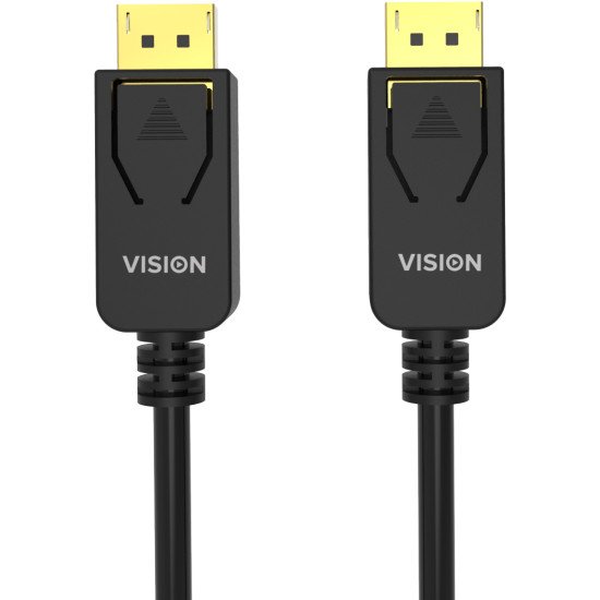 Vision TC 2MDP/BL câble DisplayPort 2 m Noir