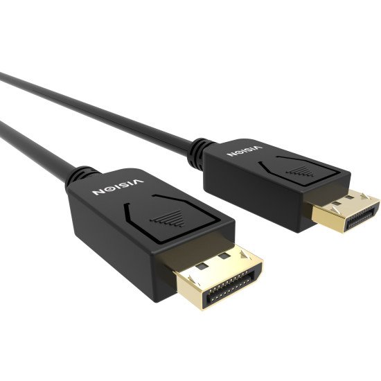 Vision TC 2MDP/BL câble DisplayPort 2 m Noir