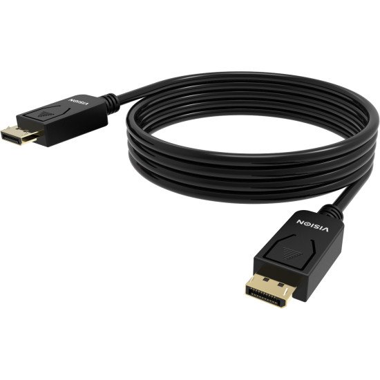 Vision TC 2MDP/BL câble DisplayPort 2 m Noir