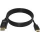 Vision TC 2MDPHDMI/BL câble vidéo et adaptateur 2 m DisplayPort HDMI Type A (Standard) Noir