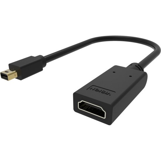 Vision TC-MDPHDMI/BL câble vidéo et adaptateur Mini DisplayPort HDMI Type A (Standard) Noir
