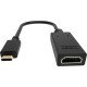 Vision TC-USBCHDMI/BL câble vidéo et adaptateur USB Type-C HDMI Type A (Standard) Noir