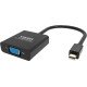 Vision TC-MDPVGA/BL câble vidéo et adaptateur Mini DisplayPort VGA (D-Sub) Noir