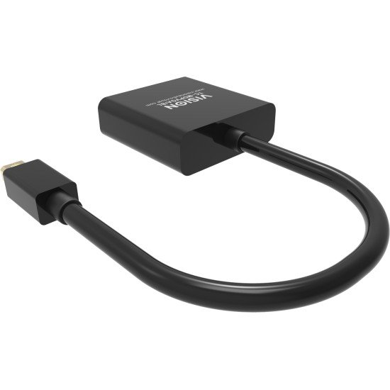 Vision TC-MDPVGA/BL câble vidéo et adaptateur Mini DisplayPort VGA (D-Sub) Noir