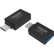 Vision TC-USBC3A/BL adaptateur et connecteur de câbles USB C USB 3.0 A Vision TC-USBC3A/BL adaptateur et connecteur de câbles USB C USB 3.0 A