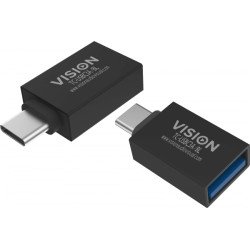 Vision TC-USBC3A/BL adaptateur et connecteur de câbles USB C USB 3.0 A