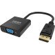 Vision TC-DPVGA/BL câble vidéo et adaptateur DisplayPort VGA (D-Sub) Noir