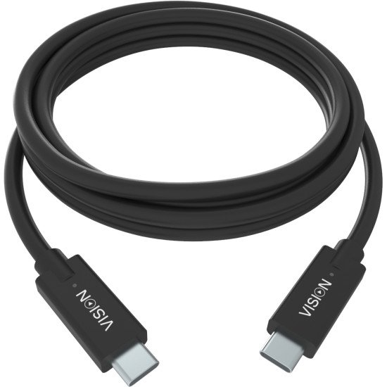 Vision TC 1MUSBC/BL câble USB 1 m 3.2 Gen 1 (3.1 Gen 1) USB B USB C Noir