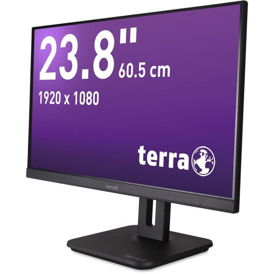 TERRA 3030238 écran PC 60,5 cm (23.8") 1920 x 1080 pixels Full HD LED Noir