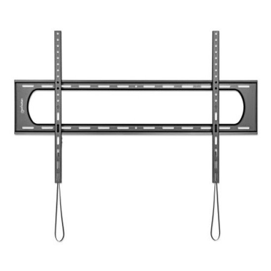 Manhattan Support mural pour TV/moniteurs (fixe, profil bas), écrans 60" à 120", Compatibilité VESA : de 50x50 à 900x600 mm (vérifiez les dimensions des quatre trous de fixation à l'arrière), charge max. 120 kg, noir