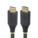 StarTech.com Câble HDMI Haute Vitesse de 5 m avec Connecteurs à Verrouillage, 4K 60 Hz/1440p 144 Hz, HDR10/HDCP 2.2/ARC, 18 Gbps, Câble UHD HDMI pour Téléviseur/Moniteur/Écran, Gaine TPE