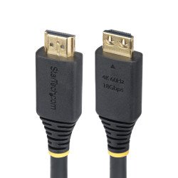 StarTech.com Câble HDMI Haut Débit de 4,5m avec Connecteur à Pince, 4K 60Hz/1440p 144Hz, HDR10/HDCP 2.2/ARC, 18Gbps, UHD HDMI 2.0, Cordon pour TV/Moniteur/Écran, Gaine TPE StarTech.com Câble HDMI Haut Débit de 4,5m avec Connecteur à Pince, 4K 60Hz/1440p 144Hz, HDR10/HDCP 2.2/ARC, 18Gbps, UHD HDMI 2.0, Cordon pour TV/Moniteur/Écran, Gaine TPE