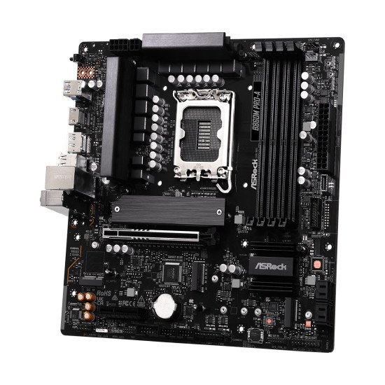 Asrock B860M Pro-A Intel B860 LGA 1851 (Socket V1) micro ATX Asrock B860M Pro-A Intel B860 LGA 1851 (Socket V1) micro ATX