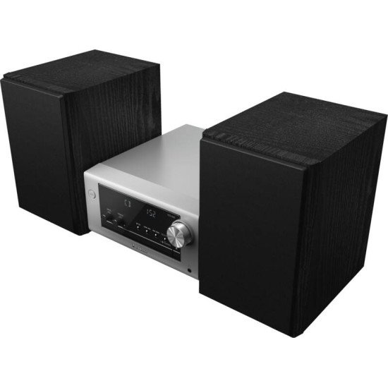 Panasonic SC-PM704EG-S ensemble audio pour la maison Système micro audio domestique 80 W Noir, Argent