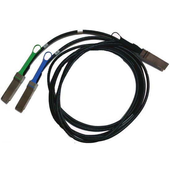 Mellanox Technologies MCP7H50-H001R30 câble d'InfiniBand 1 m QSFP56 2x QSFP56 Noir
