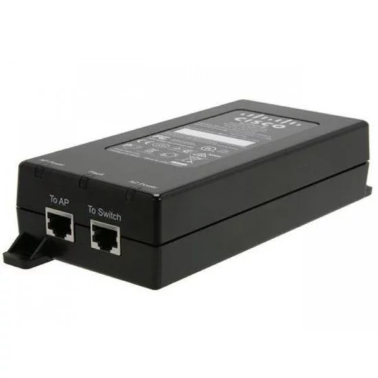 Cisco AIR-PWRINJ6-RF adaptateur et injecteur PoE Gigabit Ethernet 55 V Cisco AIR-PWRINJ6-RF adaptateur et injecteur PoE Gigabit Ethernet 55 V