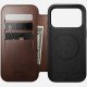 Nomad Modern Leather Folio coque de protection pour téléphones portables 16 cm (6.3") Housse Marron