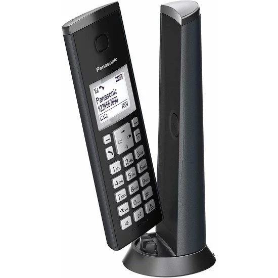 Panasonic KX-TGK220 Téléphone DECT Identification de l'appelant Noir Panasonic KX-TGK220 Téléphone DECT Identification de l'appelant Noir