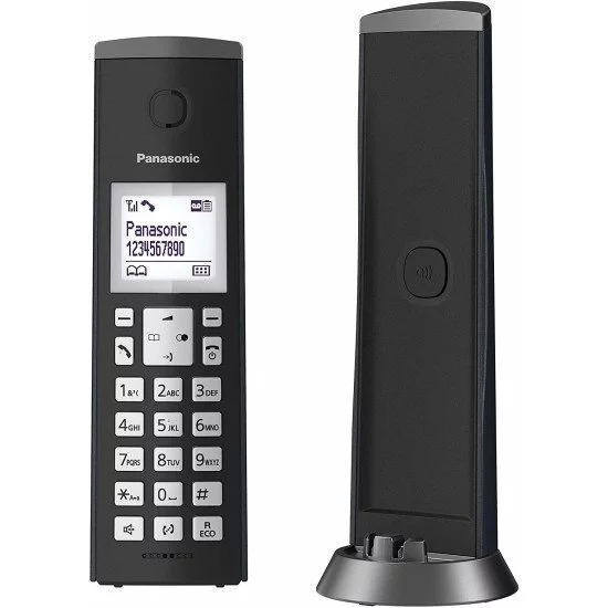 Panasonic KX-TGK220 Téléphone DECT Identification de l'appelant Noir Panasonic KX-TGK220 Téléphone DECT Identification de l'appelant Noir