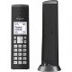 Panasonic KX-TGK220 Téléphone DECT Identification de l'appelant Noir